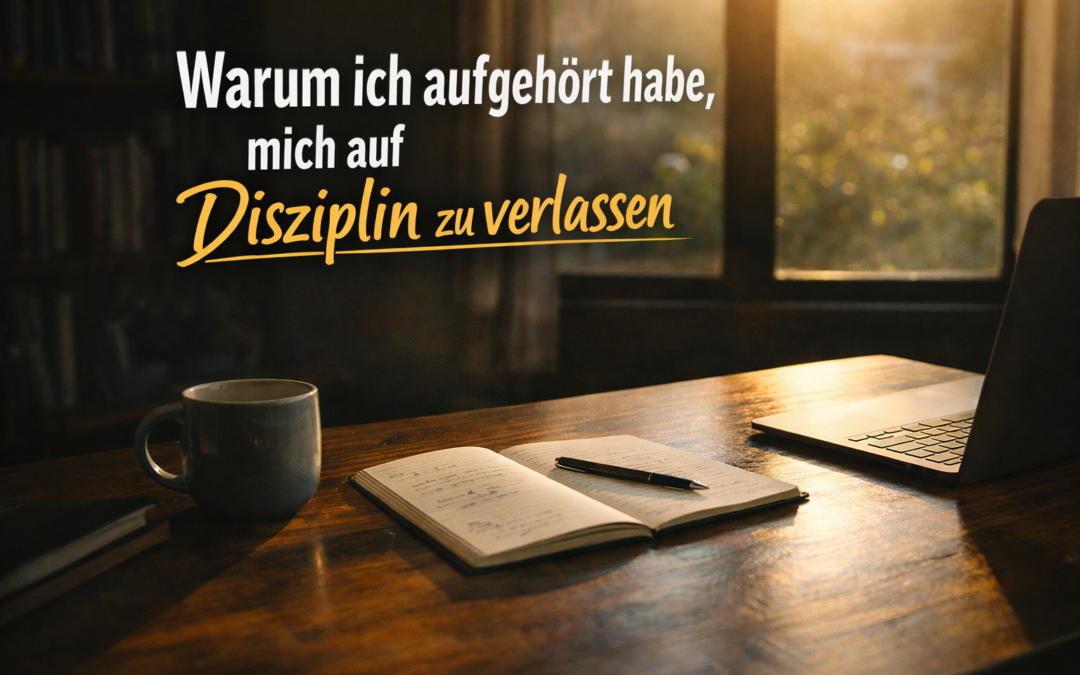 Warum ich aufgehört habe, mich auf Disziplin zu verlassen